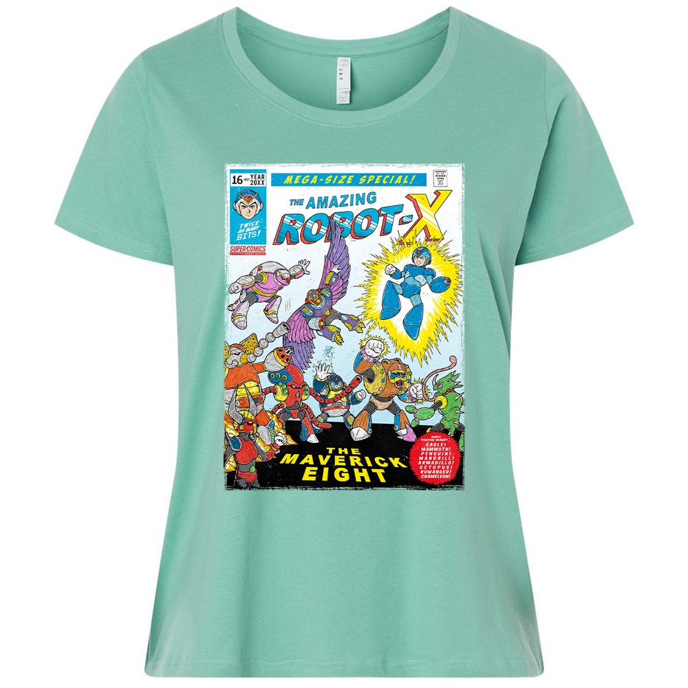 Ladies Curvy Jersey - 4V8DTMLE - Saltwater - 7