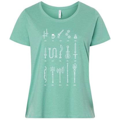 Ladies Curvy Jersey - PX8EF9AS - Saltwater - 7