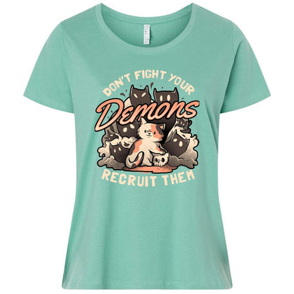 Ladies Curvy Jersey - 9EFK9DJH - Saltwater - 7