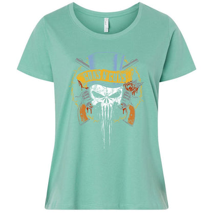 Ladies Curvy Jersey - 7XXQPWBH - Saltwater - 7