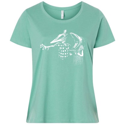 Ladies Curvy Jersey - 5WTKU82J - Saltwater - 7