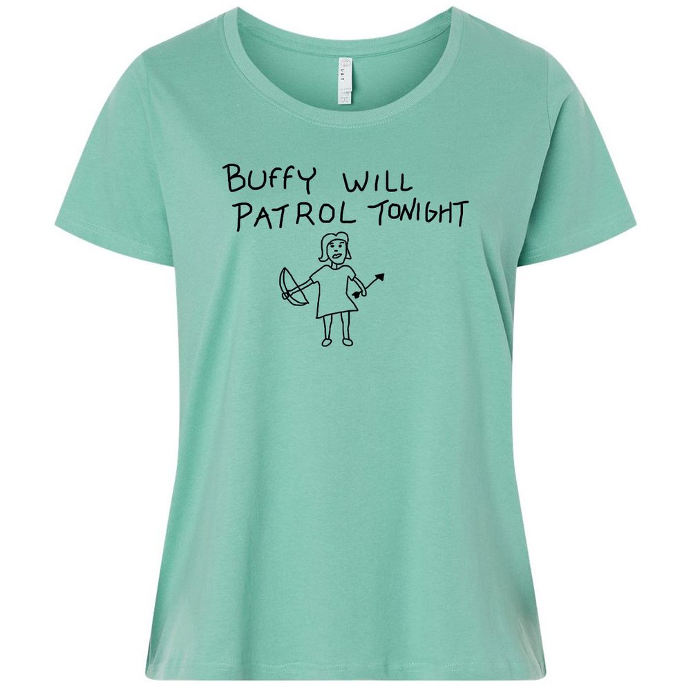 Ladies Curvy Jersey - Z6NQAJSH - Saltwater - 7