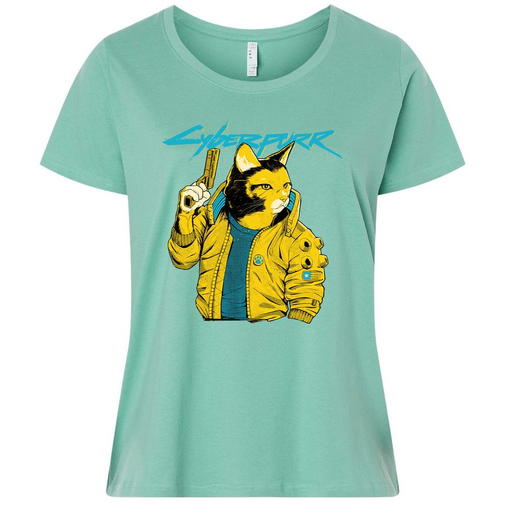 Ladies Curvy Jersey - WFJB6LYF - Saltwater - 7