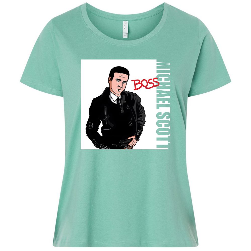 Ladies Curvy Jersey - QMVW9XWW - Saltwater - 7