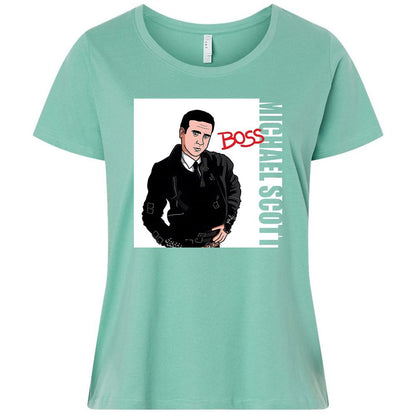 Ladies Curvy Jersey - QMVW9XWW - Saltwater - 7