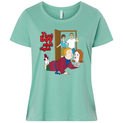 Ladies Curvy Jersey - P7WPNGS6 - Saltwater - 7