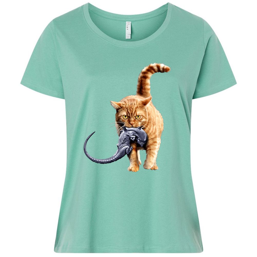 Ladies Curvy Jersey - TZC6UC8W - Saltwater - 7