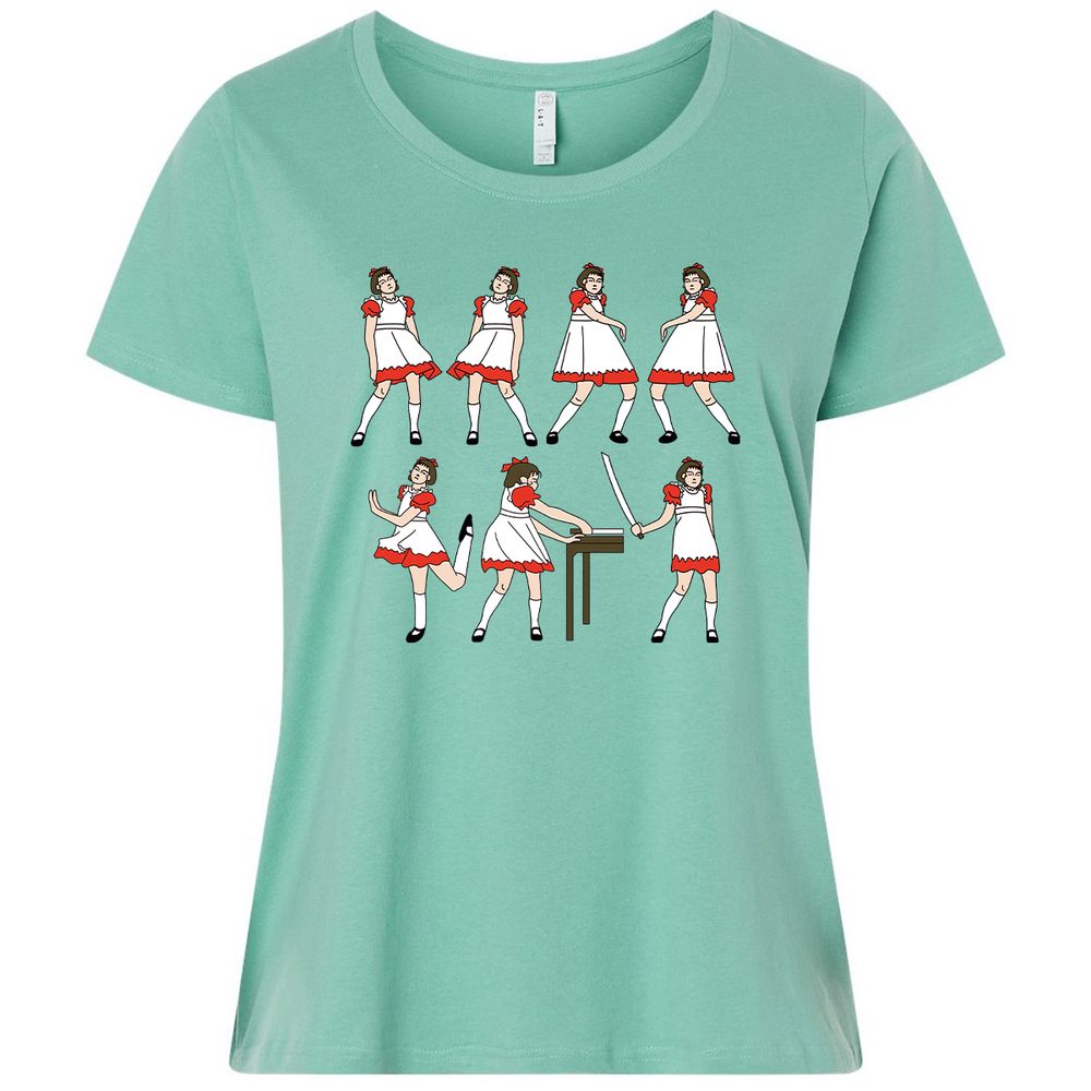 Ladies Curvy Jersey - PTXJHFHP - Saltwater - 7