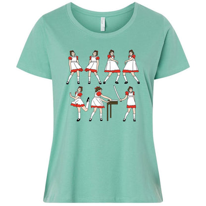 Ladies Curvy Jersey - PTXJHFHP - Saltwater - 7