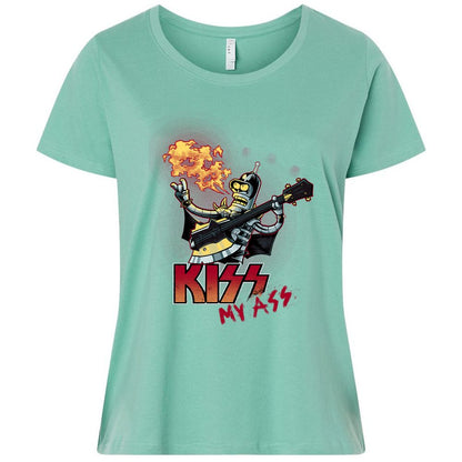 Ladies Curvy Jersey - LYT7GSEJ - Saltwater - 7