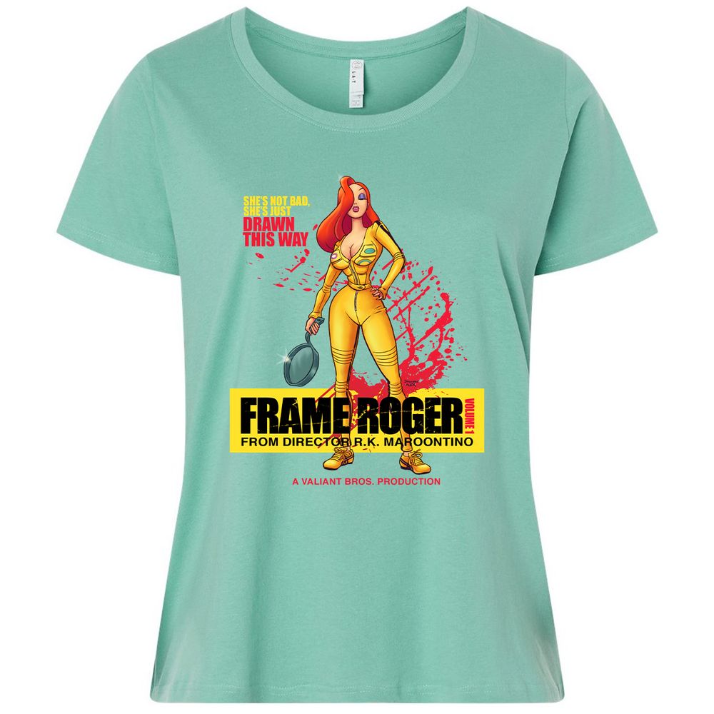 Ladies Curvy Jersey - LZDP9KMJ - Saltwater - 7