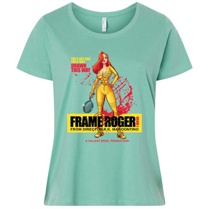 Ladies Curvy Jersey - LZDP9KMJ - Saltwater - 7