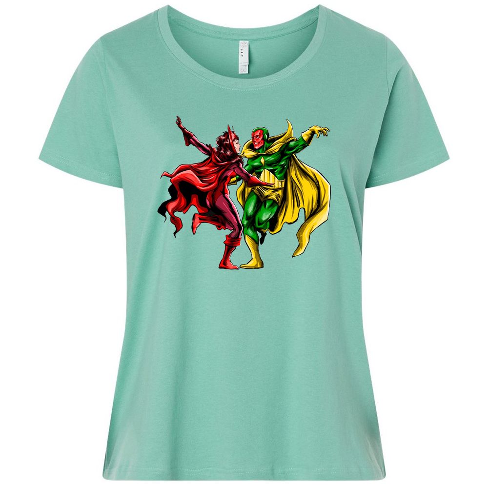 Ladies Curvy Jersey - ZKTSQTXV - Saltwater - 7