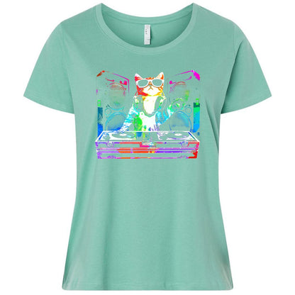 Ladies Curvy Jersey - 4JJZ56GU - Saltwater - 7