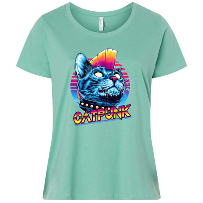 Ladies Curvy Jersey - GC7NJJ5H - Saltwater - 7