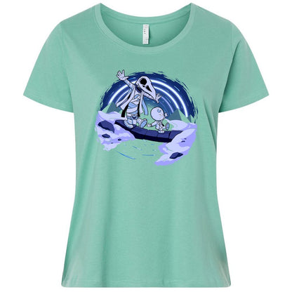 Ladies Curvy Jersey - JVZJ1FMF - Saltwater - 7