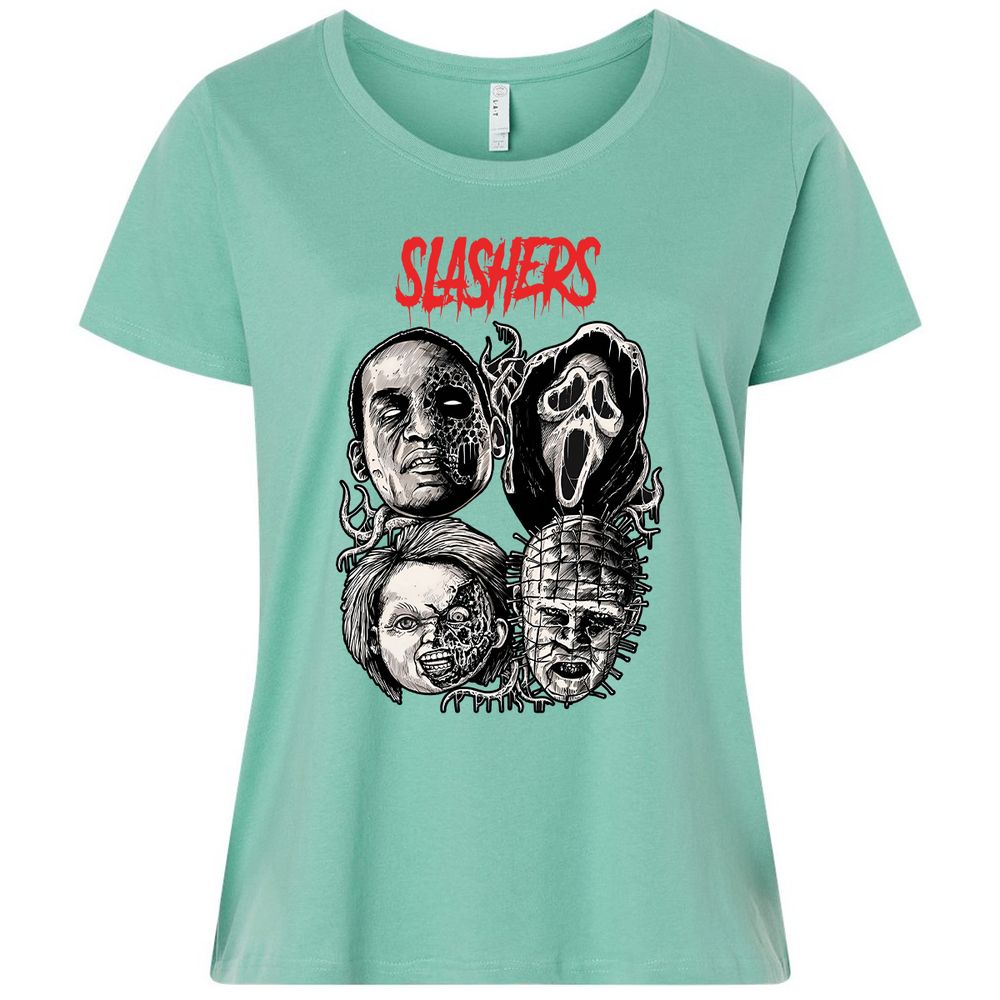 Ladies Curvy Jersey - WFW6PWX9 - Saltwater - 7