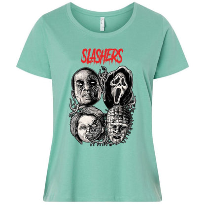 Ladies Curvy Jersey - WFW6PWX9 - Saltwater - 7