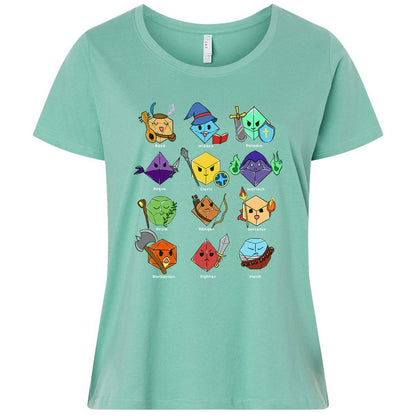 Ladies Curvy Jersey - A8B9AJJB - Saltwater - 7