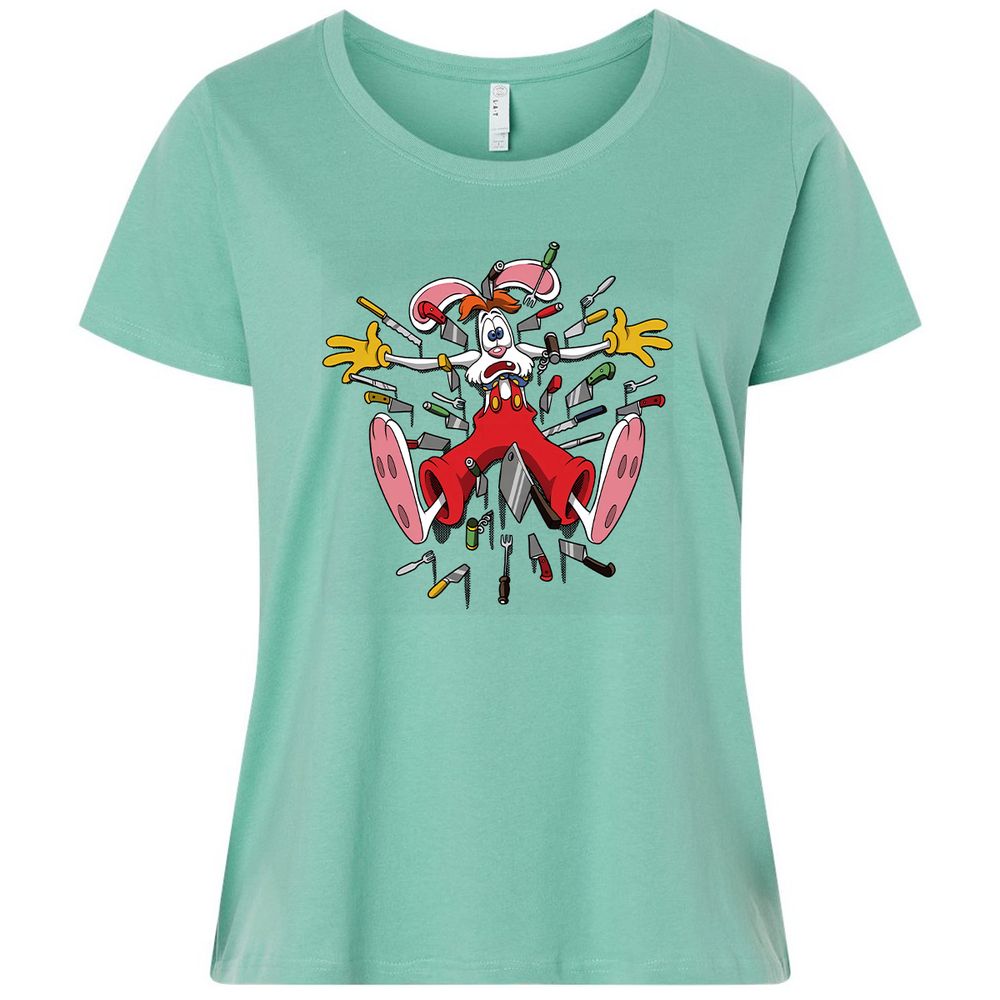 Ladies Curvy Jersey - HU6CUUQY - Saltwater - 7