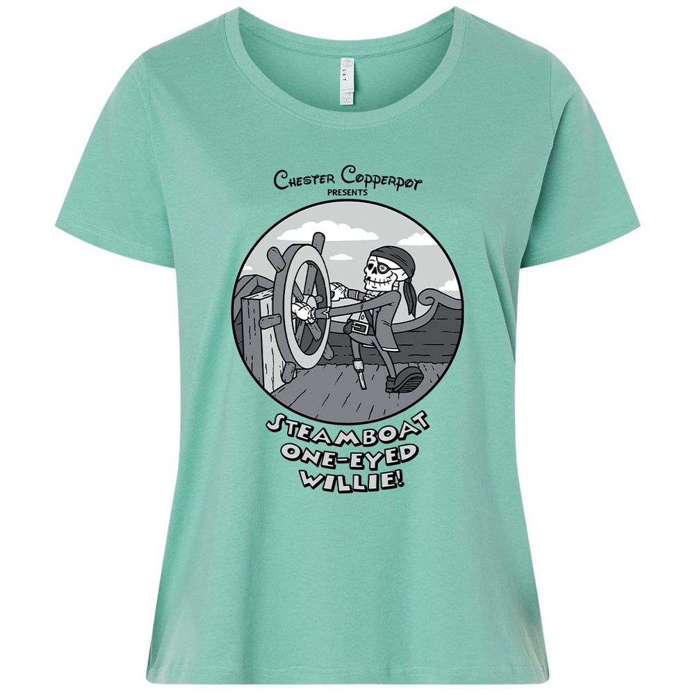 Ladies Curvy Jersey - D5VGA7HN - Saltwater - 7