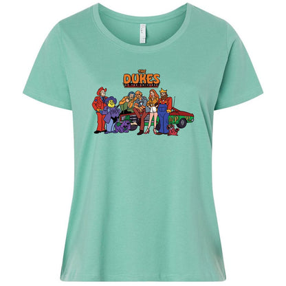 Ladies Curvy Jersey - 8MLQZZ2T - Saltwater - 7