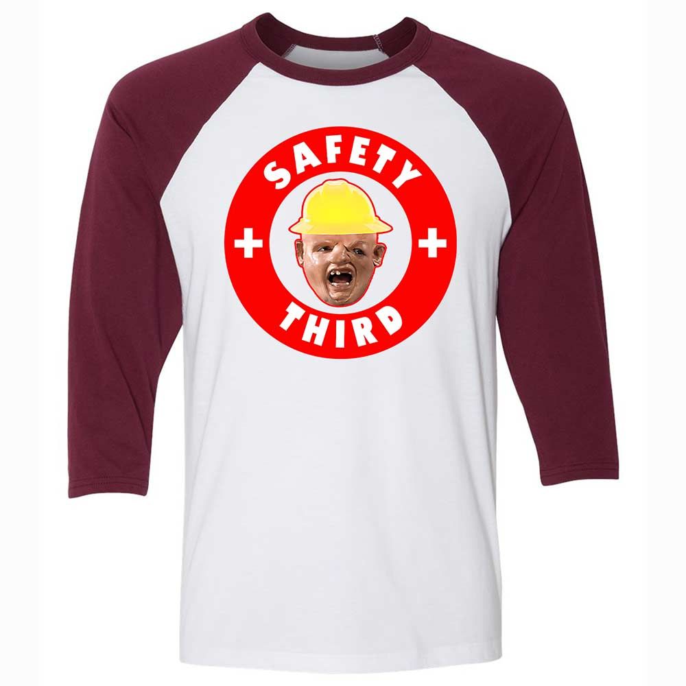 Safety Third - White/Maroon - 7