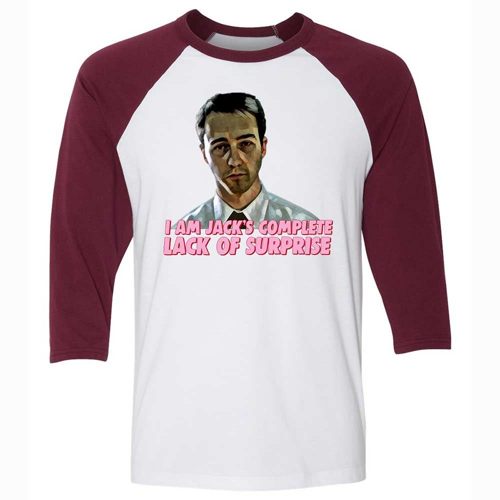 Unisex 3/4 Baseball Tee - PNSL2W2X - White/Maroon - 7