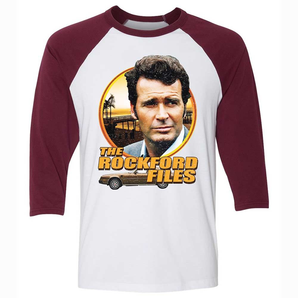 Unisex 3/4 Baseball Tee - DLVX32U4 - White/Maroon - 7