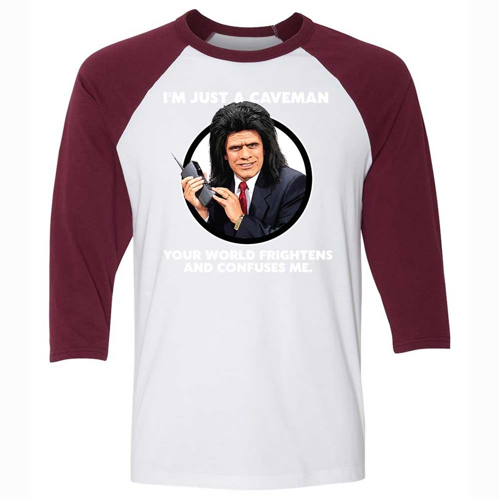 Unfrozen Caveman Lawyer - White/Maroon - 7