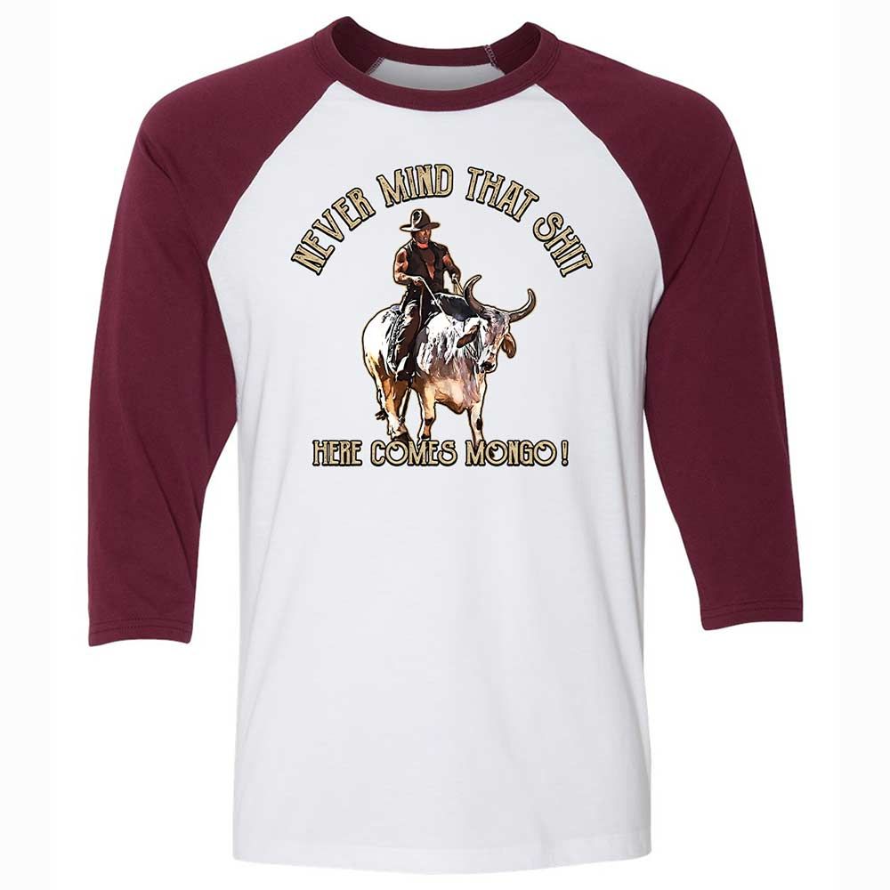 Unisex 3/4 Baseball Tee - JL8LDBCX - White/Maroon - 7