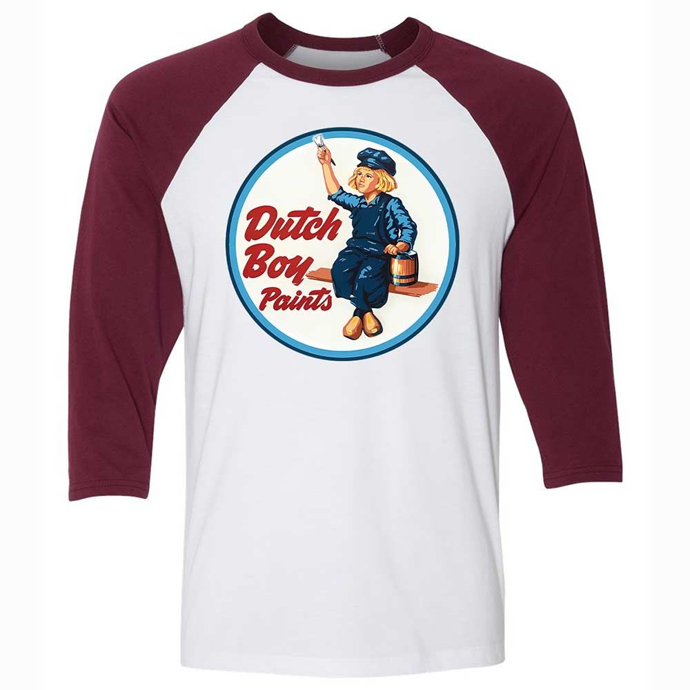 Dutch Boy Paint - White/Maroon - 7
