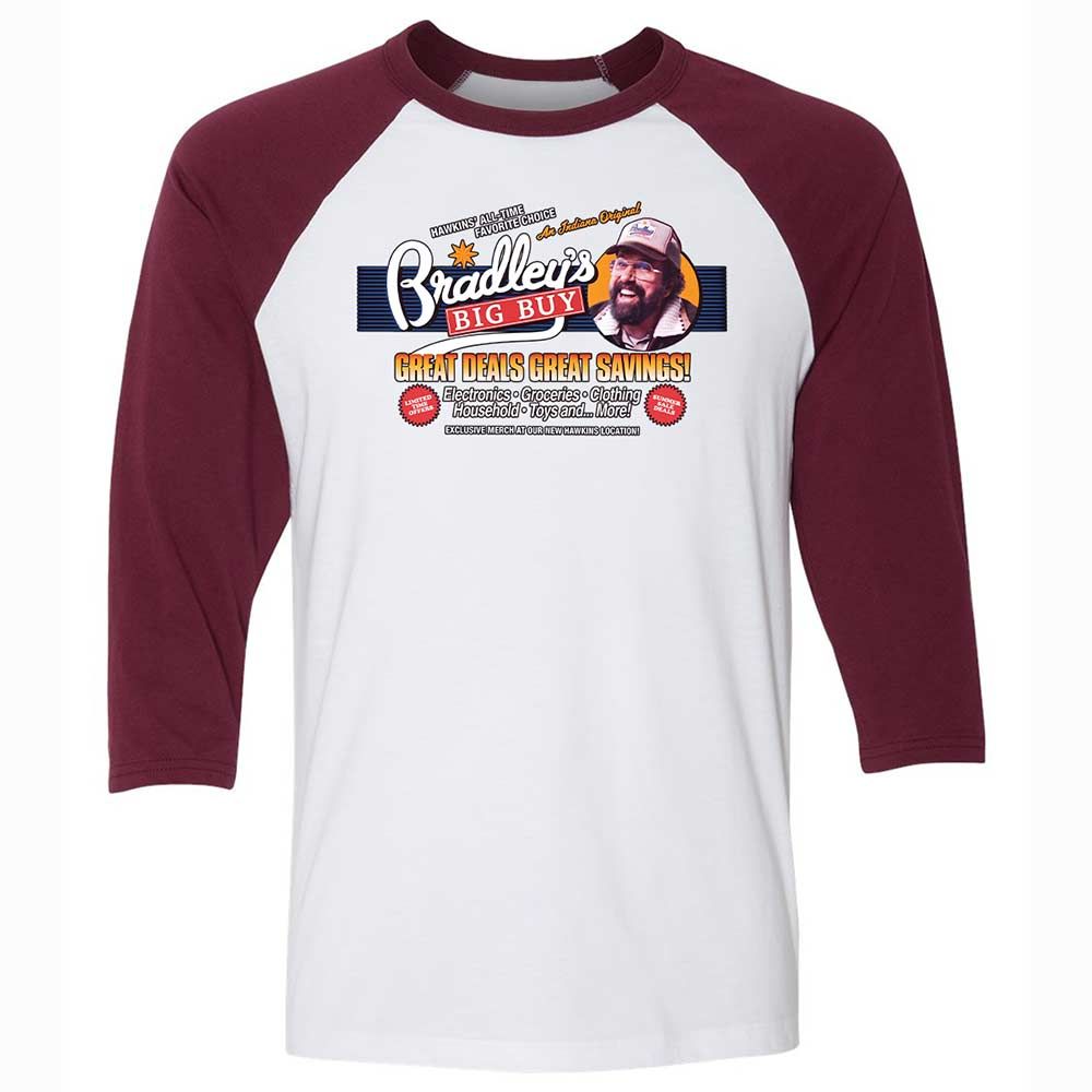 Bradley's Big Buy - White/Maroon - 7