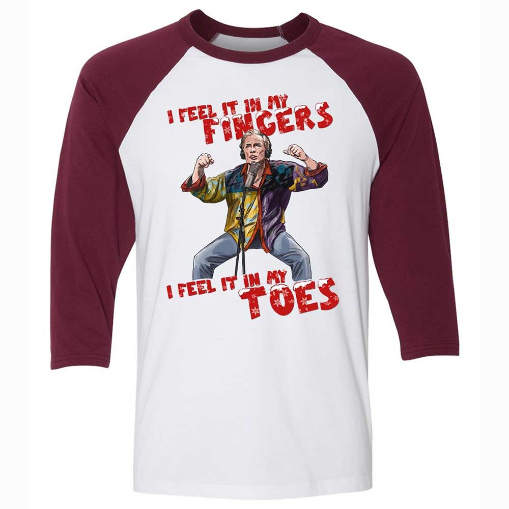 Unisex 3/4 Baseball Tee - C6JF77TH - White/Maroon - 7