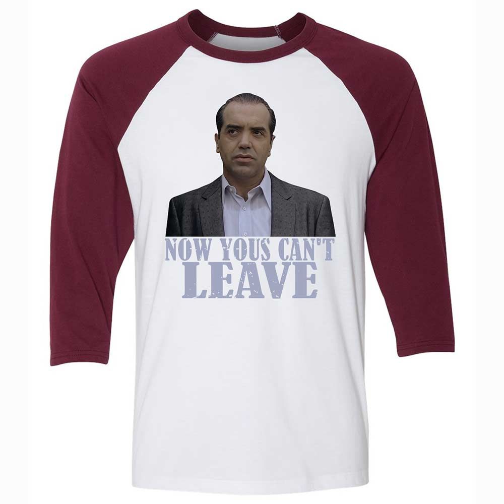 Unisex 3/4 Baseball Tee - MT96VEUY - White/Maroon - 7