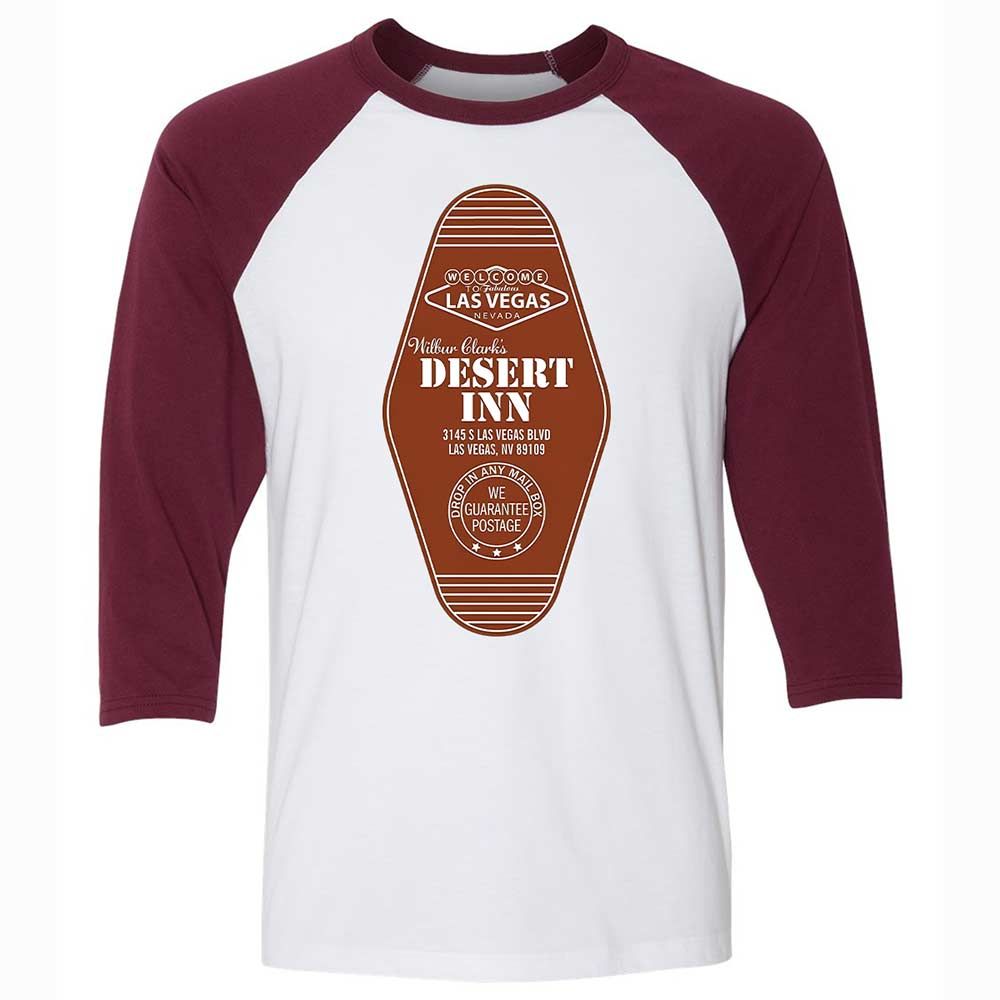 Desert Inn - White/Maroon - 7