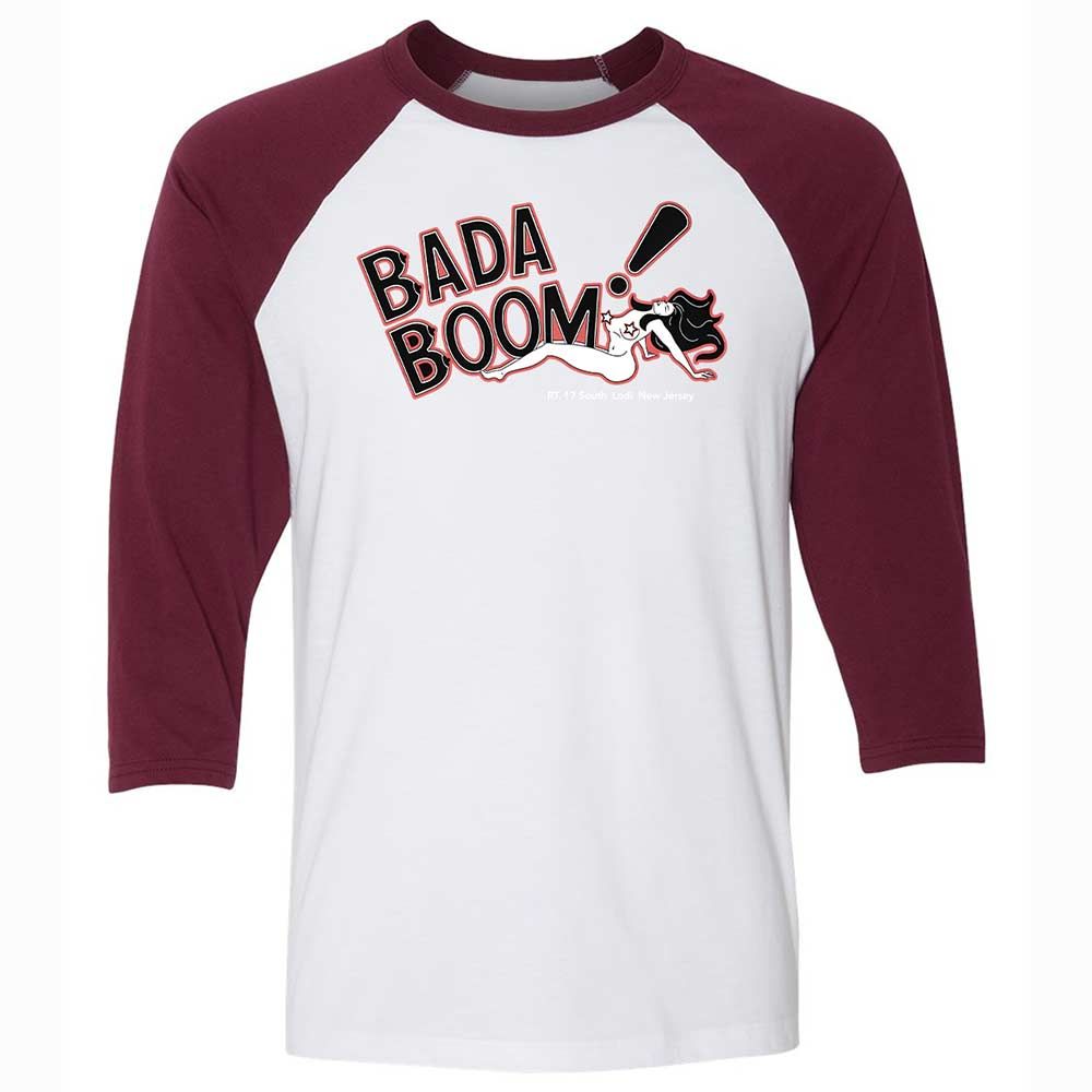 Bada Boom - White/Maroon - 7