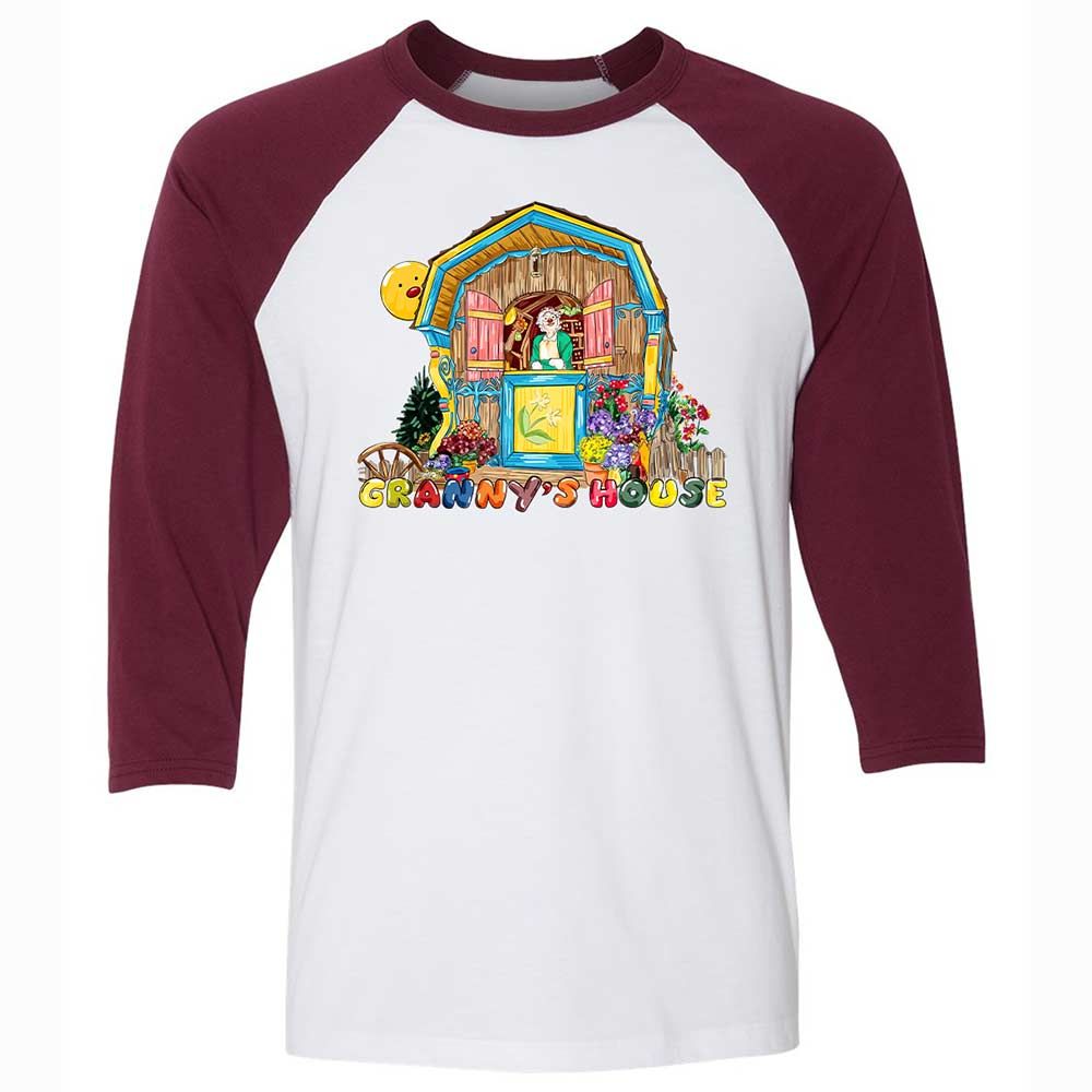 Granny Garbanzo Gardening Sunshine - White/Maroon - 7