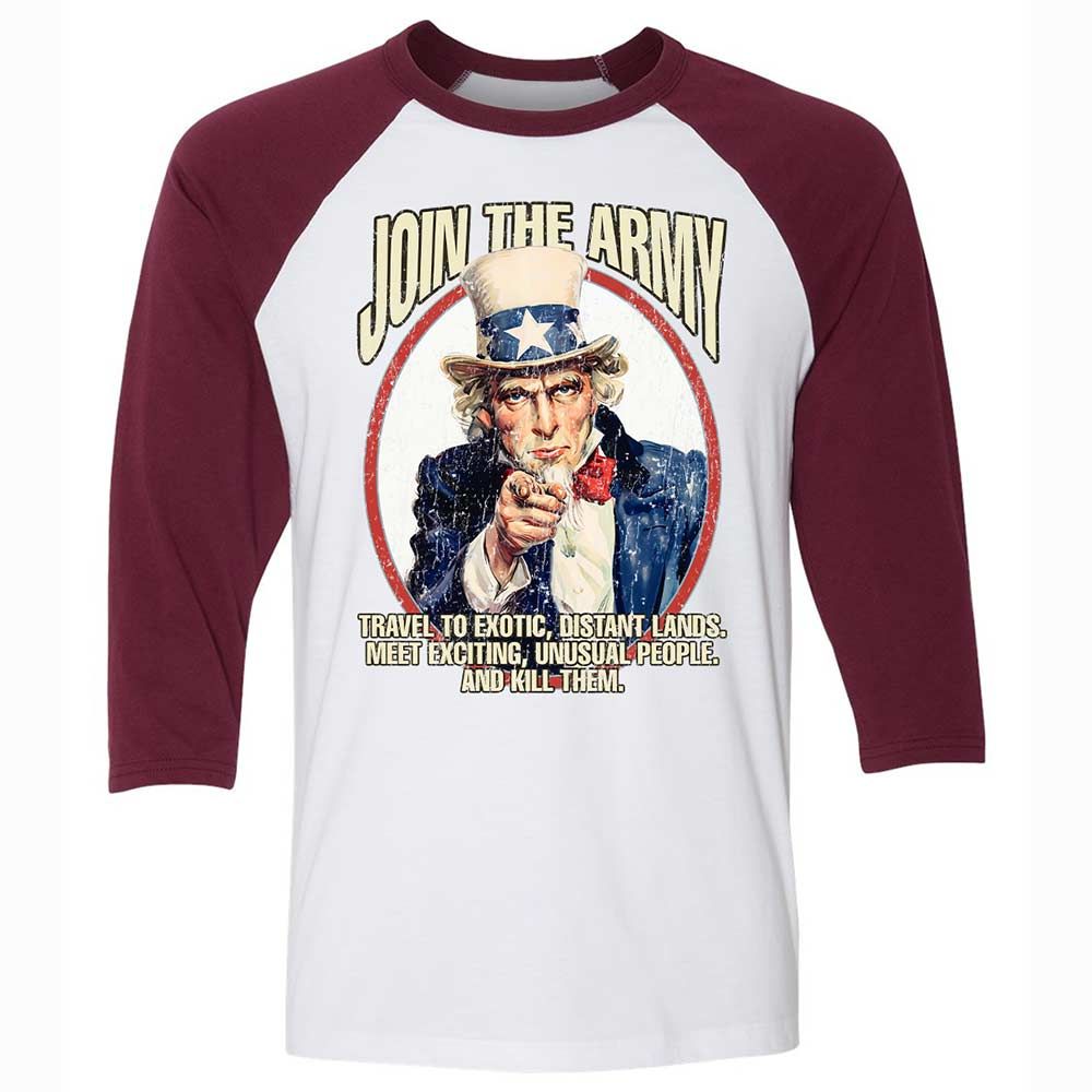 Join The Army - White/Maroon - 7