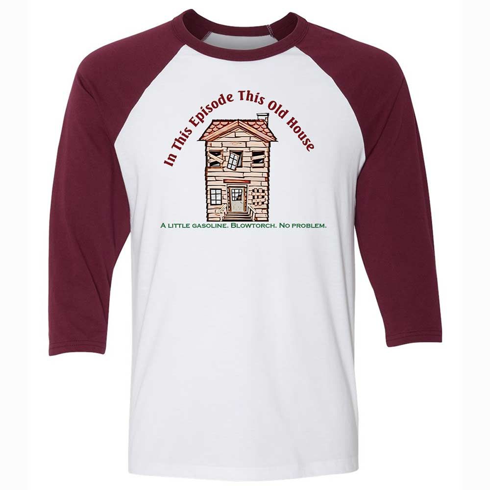 This Old House little gasoline - White/Maroon - 7