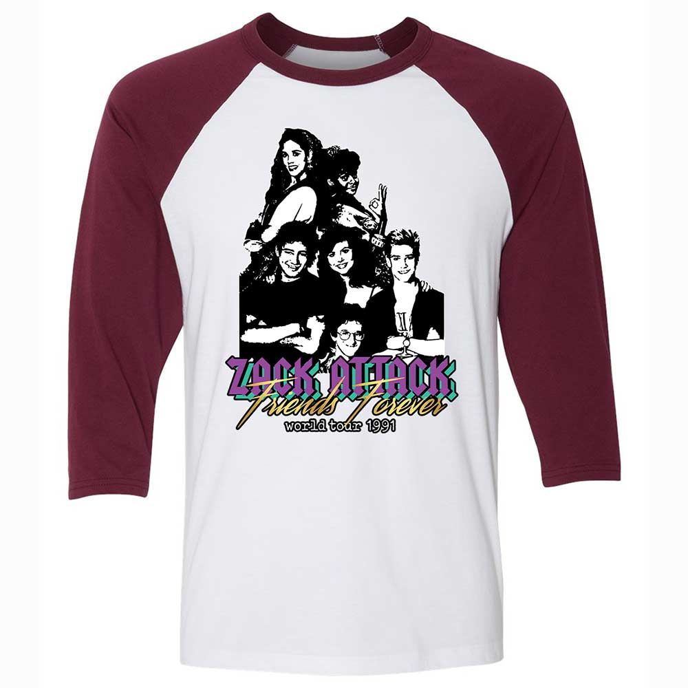 Zack Attack - White/Maroon - 7