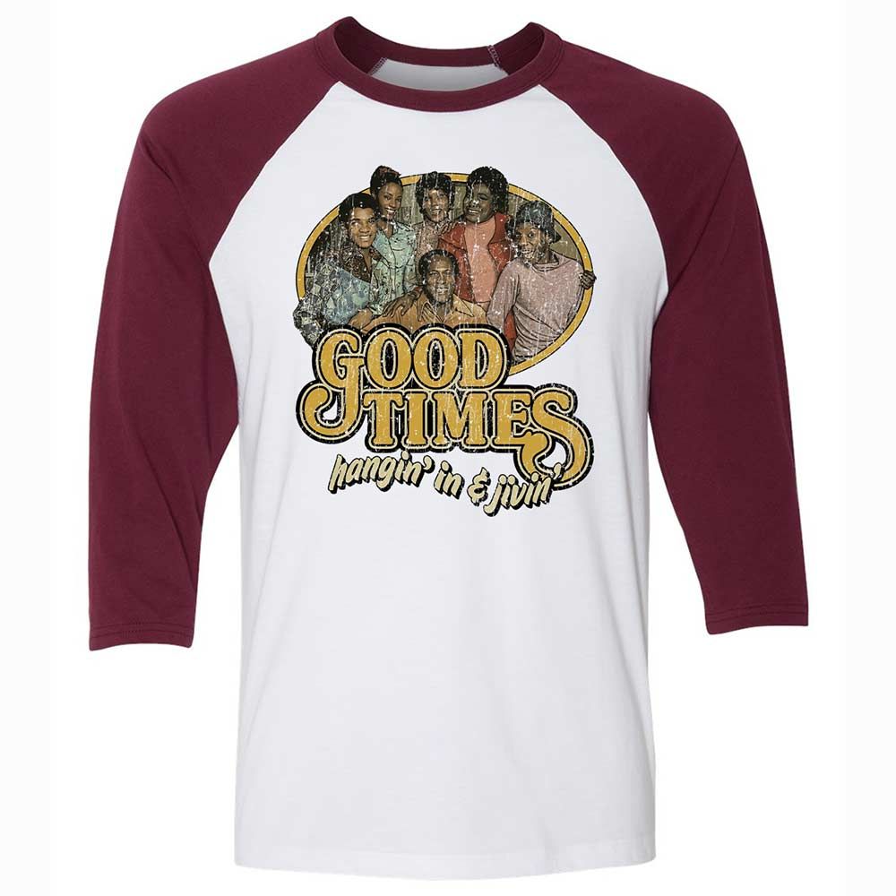 Hangin’ in & jivin - White/Maroon - 7