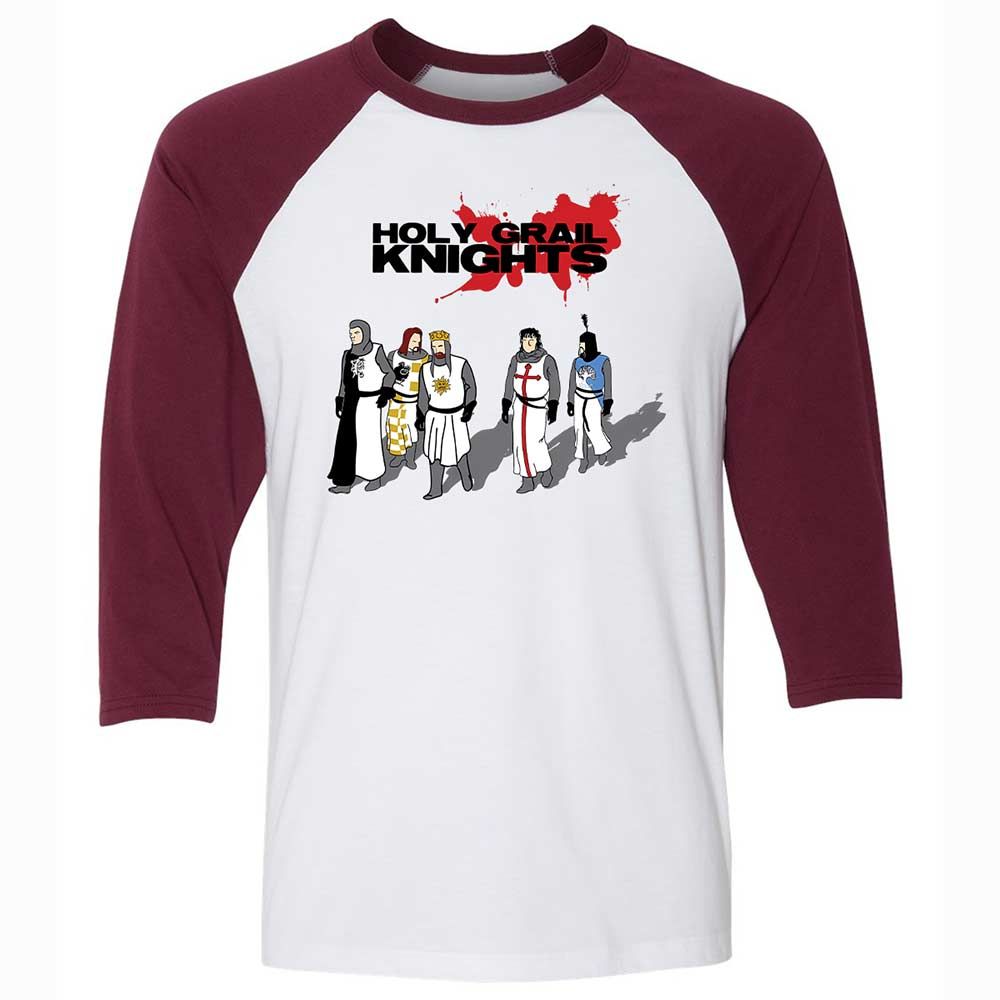 Tis but a scratch - White/Maroon - 7