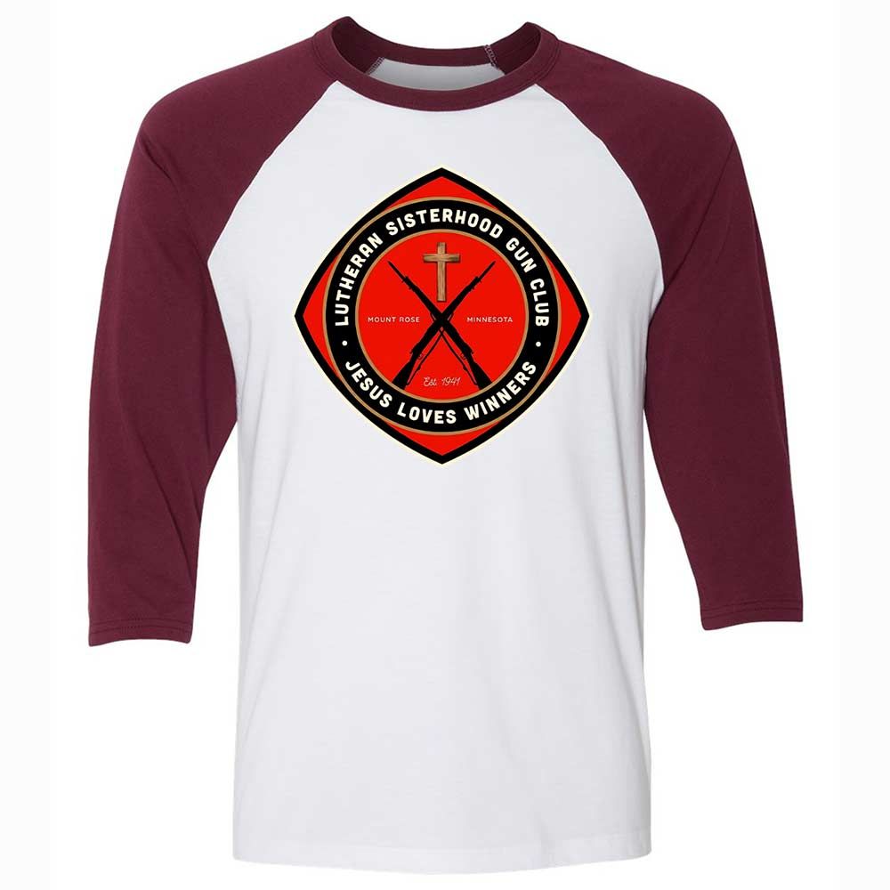 Lutheran Sisterhood Gun Club - White/Maroon - 7