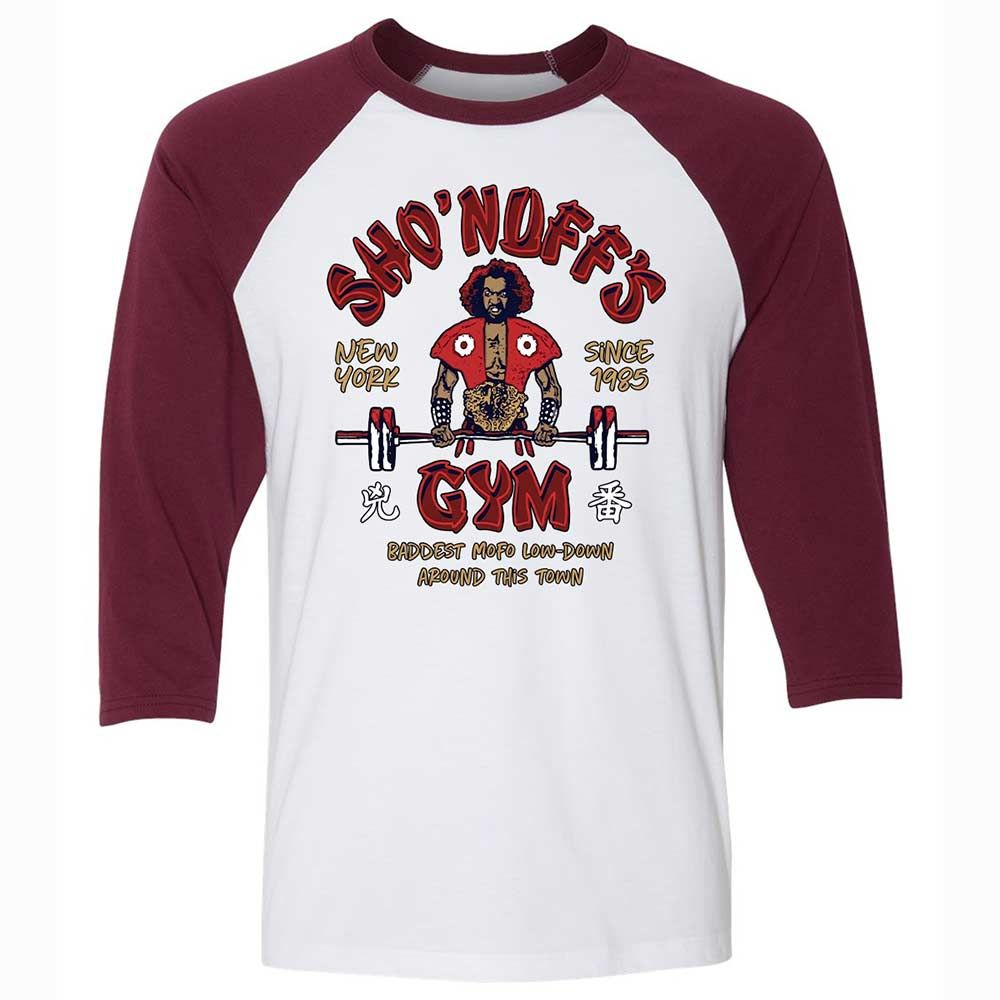 Sho'nuff's Gym - White/Maroon - 7