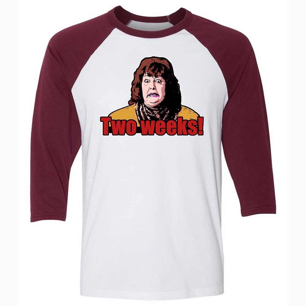 Unisex 3/4 Baseball Tee - R8YQBCCV - White/Maroon - 7