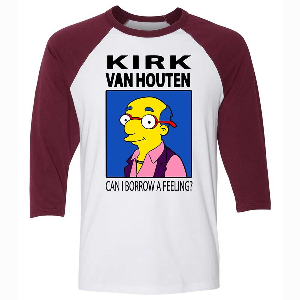 Can I Borrow a Feeling - White/Maroon - 7