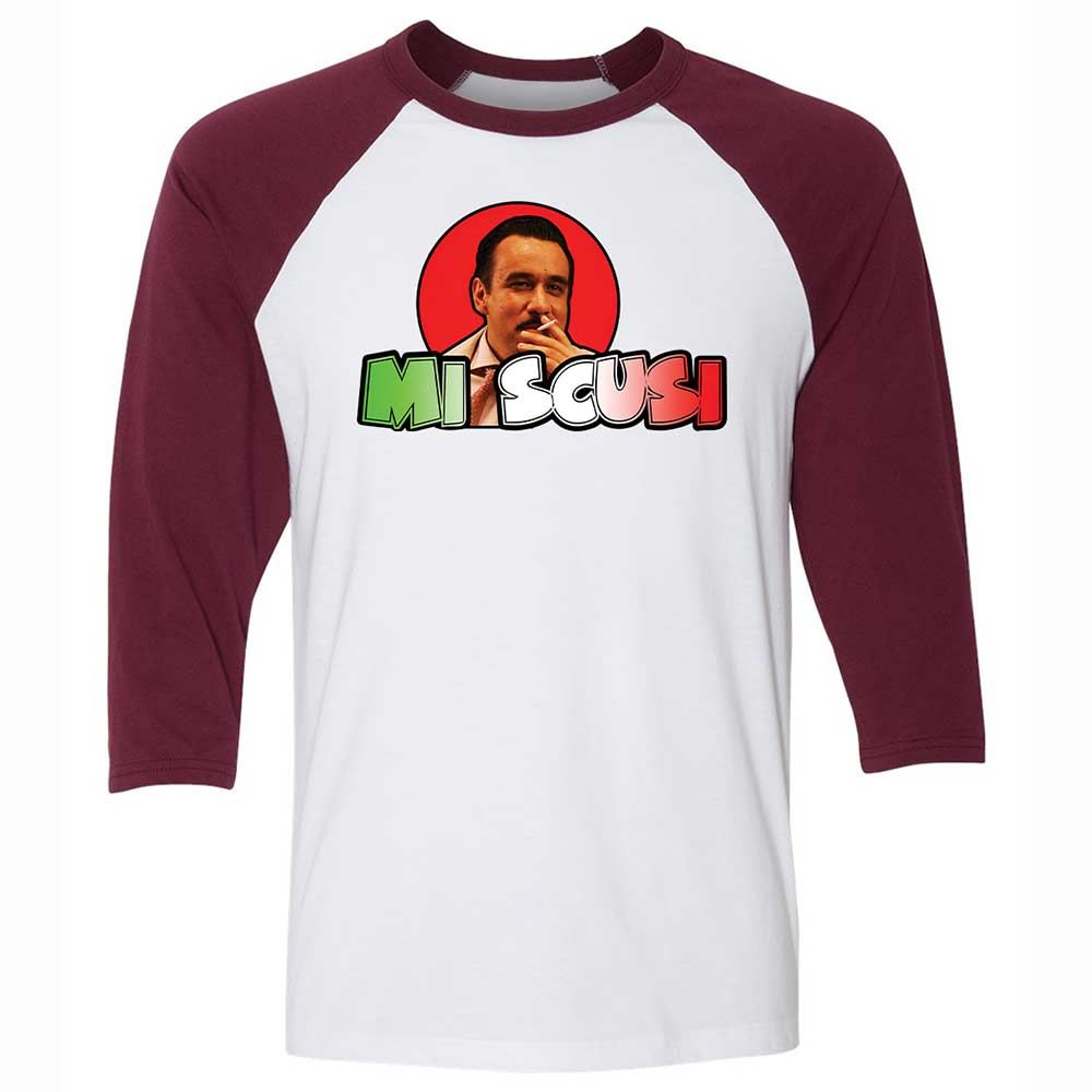 Mi Scusi - White/Maroon - 7