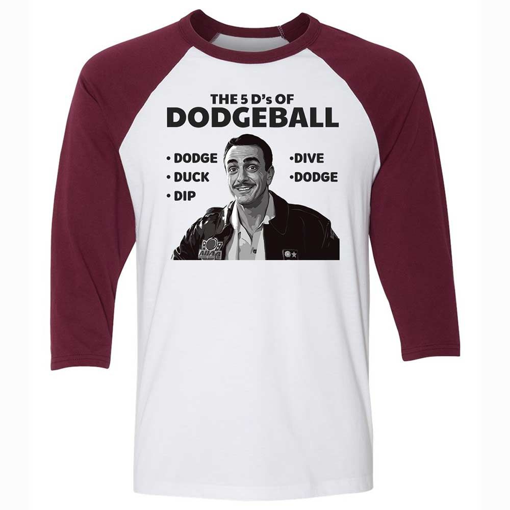 Unisex 3/4 Baseball Tee - 4LZTEVXA - White/Maroon - 7