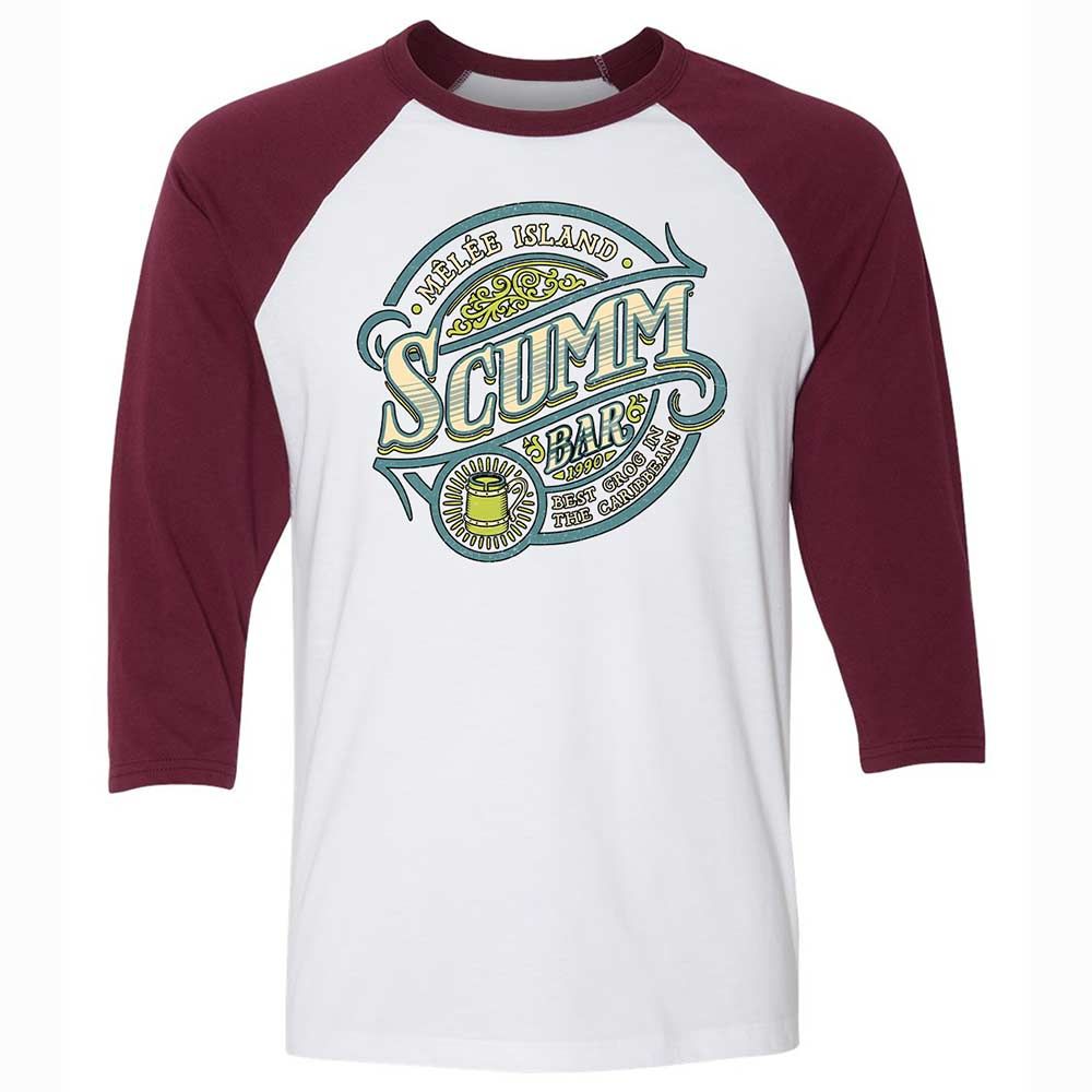 The Pirate Bar - White/Maroon - 7